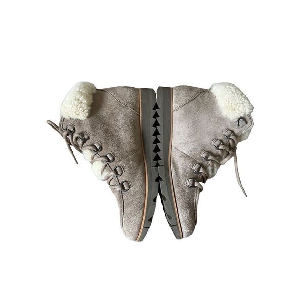 Sorel Harlow Lace Cozy Winter Boots size 6.5 Taupe - Picture 8 of 9